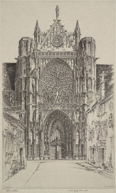Gothic Glory (North Portal, Cathedral of Sens)