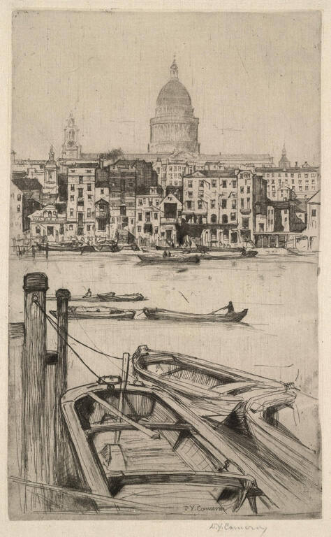 St. Pauls from the Thames (London Set #10)