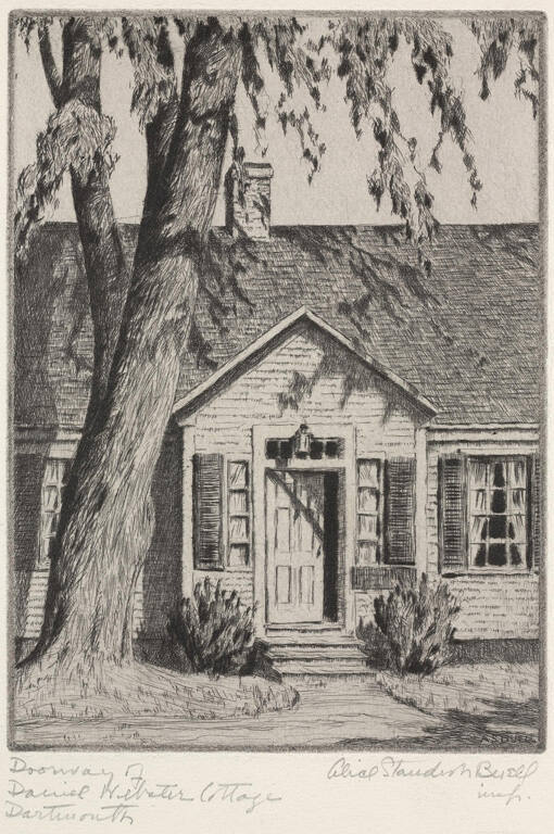 Doorway of Daniel Webster Cottage, Dartmouth