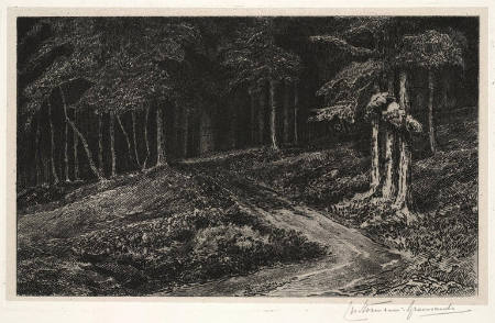 Entrance to the Forest (small plate)