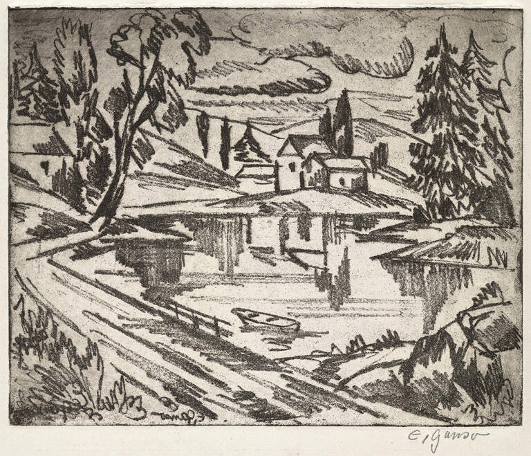 The Road by the Lake