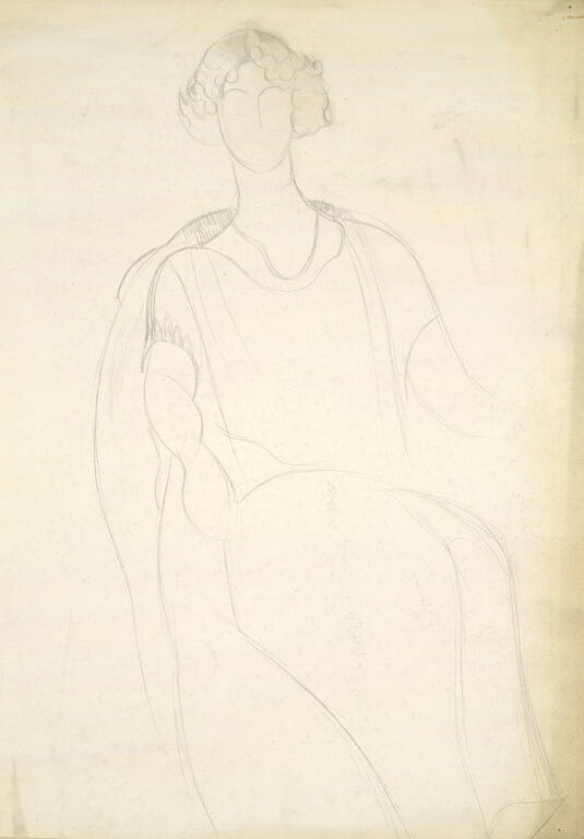 Seated Lady with Necklace (also called Sketch for the Portrait of a Lady)