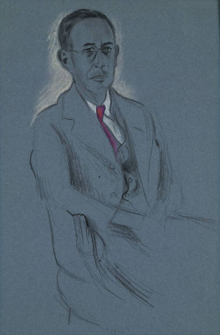 Study for Painting of Dr. Erlanger (also called Portrait of Professor Erlanger)