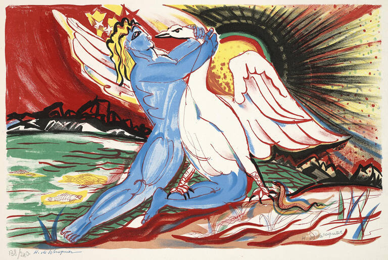 Leda (with Serpent and Fish)