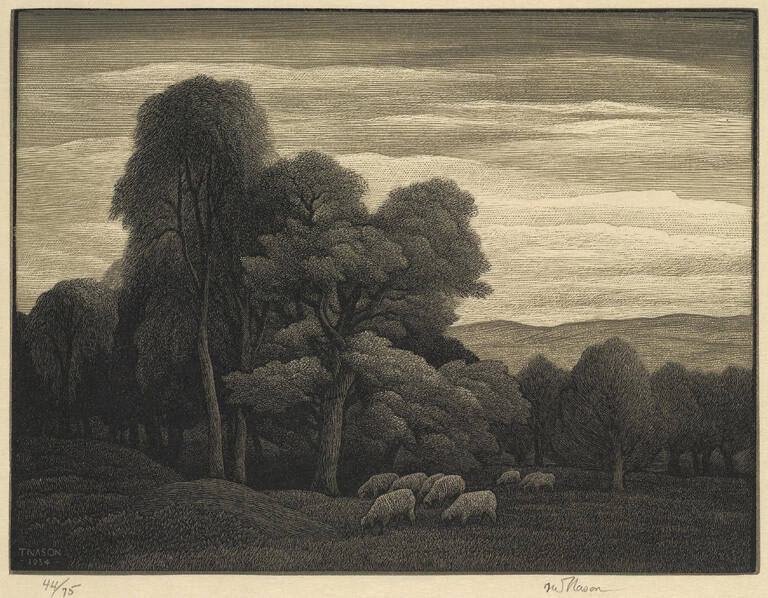 Landscape with Sheep