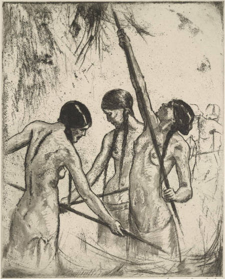 Nude Figures of the South Sea Islanders