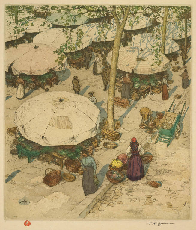 Marché a Nice [The Market in Nice]