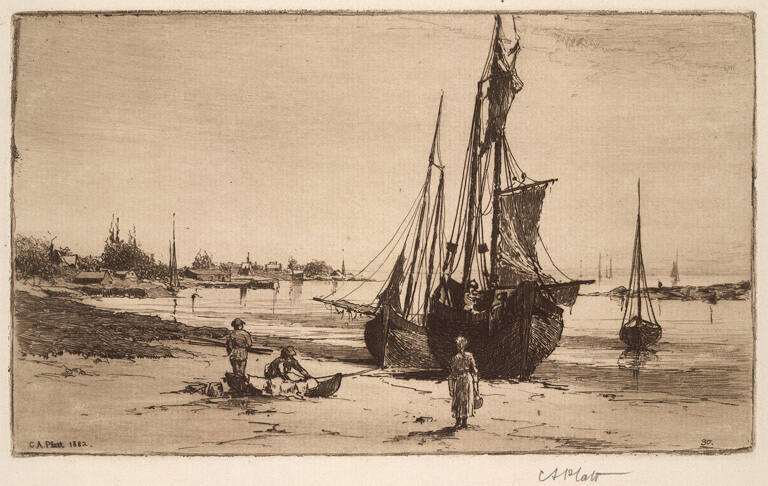 Boats at Low Tide