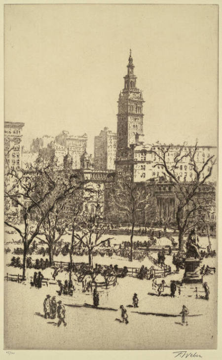 Madison Square Garden, early Spring