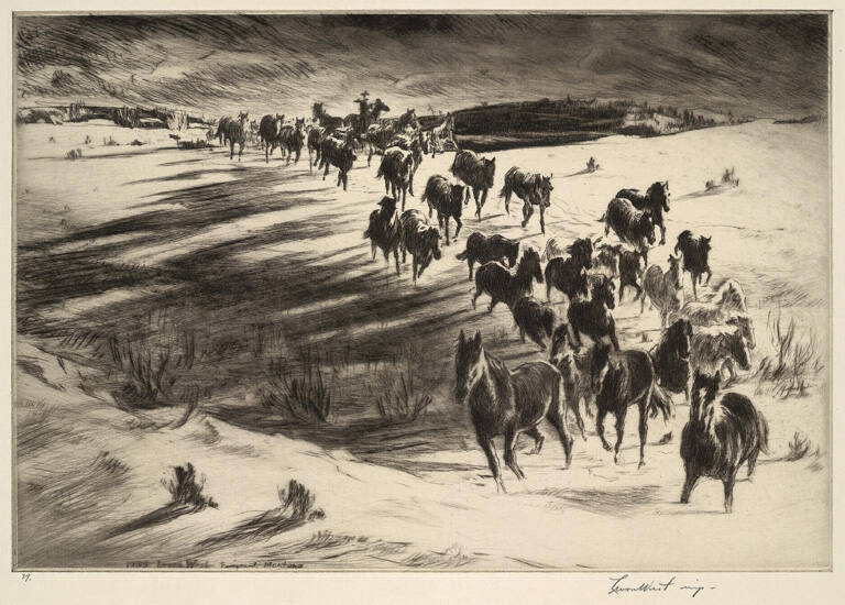 Wrangling (Also called Running Wild Horses)