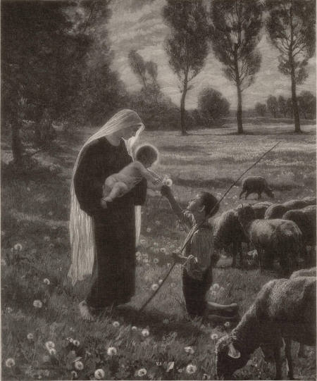 Mary Meets a Shepherd Boy