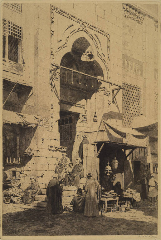 Entrance to the Mosque of Mohammed Bey, Cairo