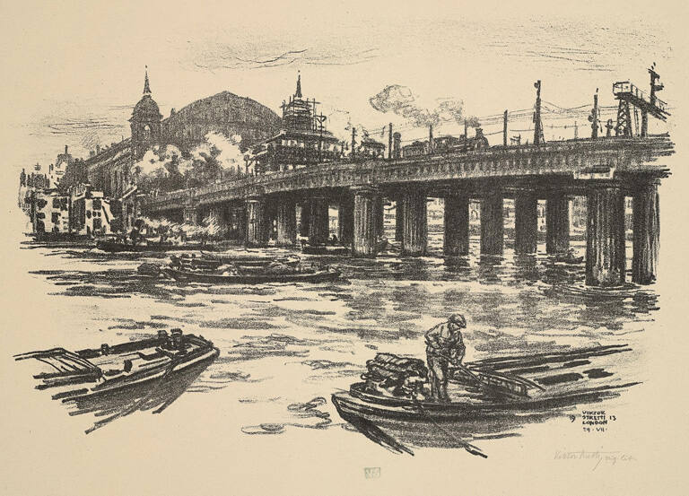 Charing Cross Station from the Bridge