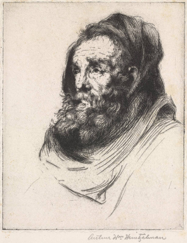 Head with Black Drape