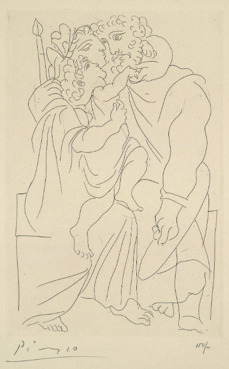 Couple and Child, from "Lysistrata"