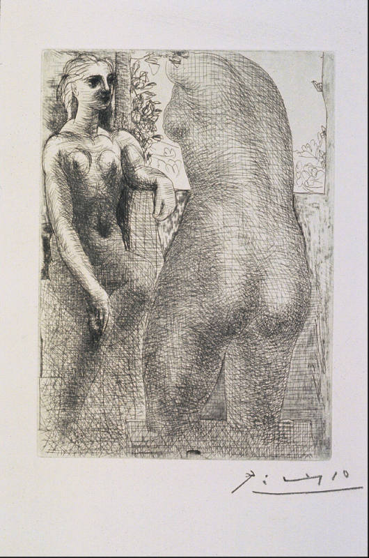 The Sculptor's Studio, from the Vollard Suite [Model and sculptured female torso]