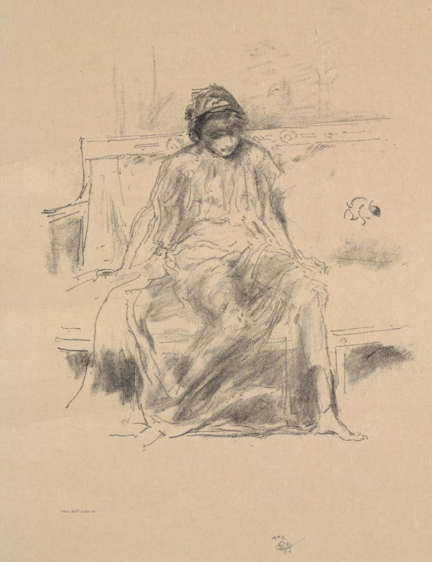 Draped Seated Figure