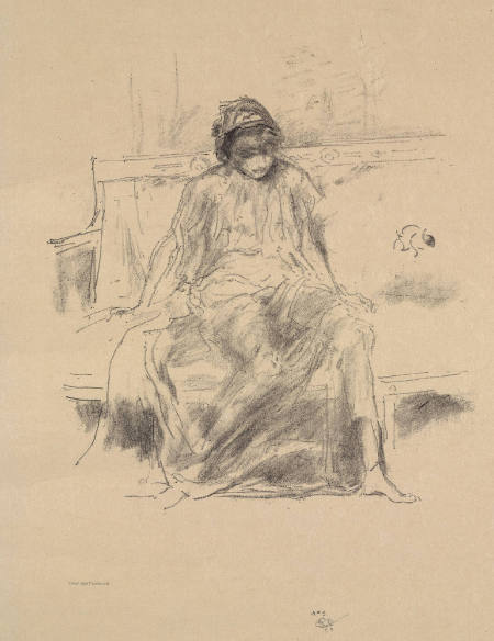 Draped Seated Figure