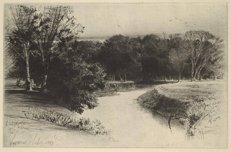 Sunset in Ireland, 1863