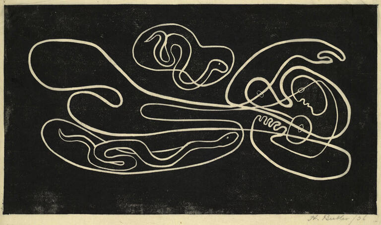 Untitled (male and snakes)