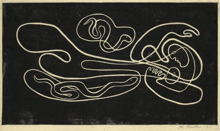 Untitled (male and snakes)