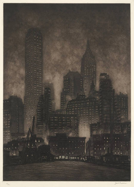 Crépuscule à Manhattan