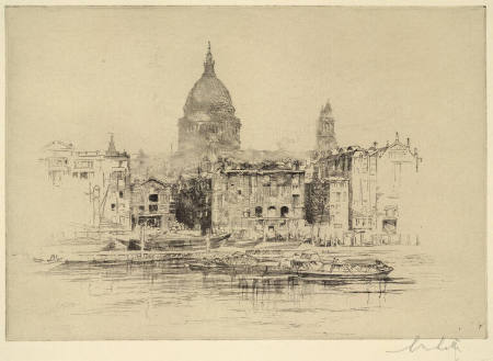 Low Tide, St. Paul's, London