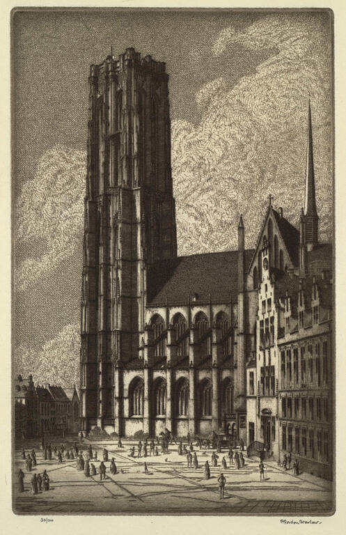 Malines cathedral, Belgium