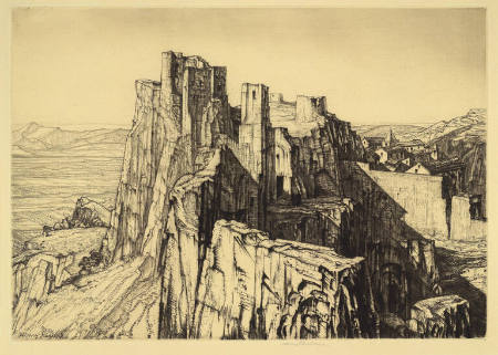 Ruins of the Chateau "Les Baux"