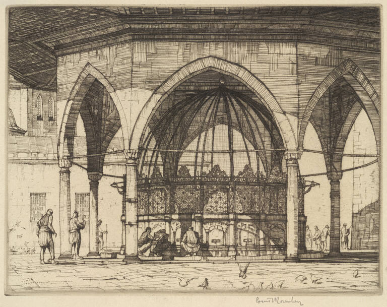 The Fountain, Aya Sophia Mosque, Constantinople