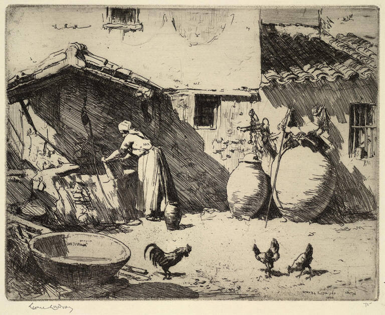 Courtyard in Old Castile