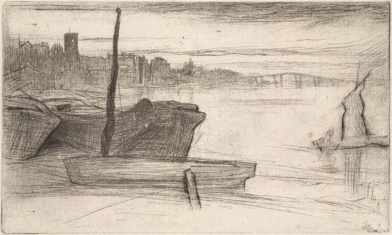 Chelsea Bridge and Church