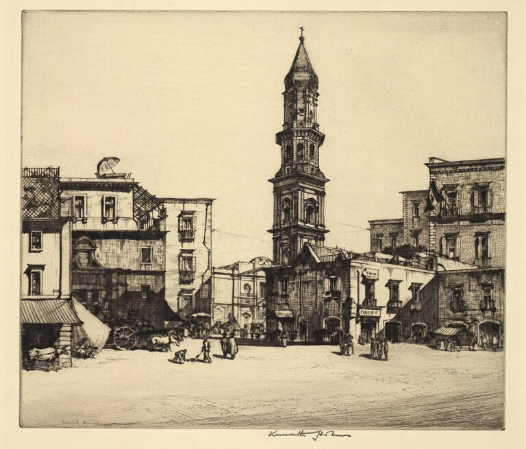 Church Spire in Naples