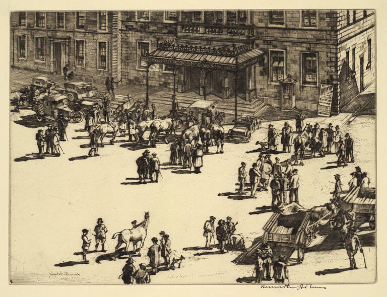 Horse Market in Skipton