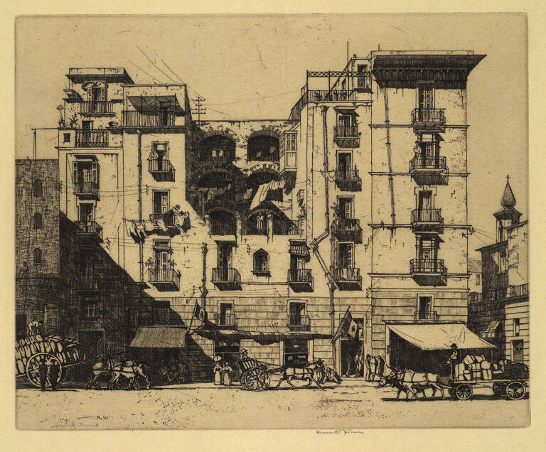 Naples, Italian Street Scene