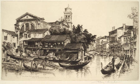 Boat Building Yard, Rio S. Trovaso, Venice