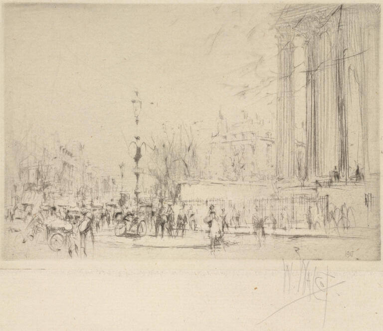 Un Coin de la Madeleine, Paris