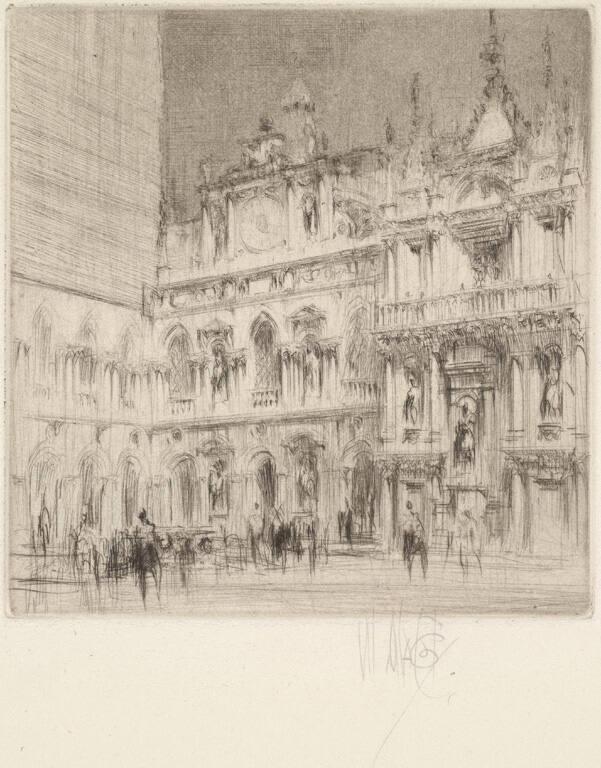 The Courtyard of the Doge's Palace