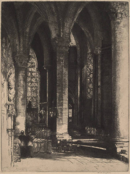 The Interior of Chartres