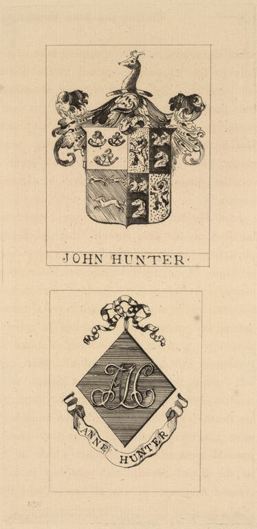 Book Plate for Ann and John Hunter
