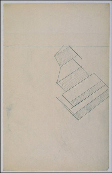 Sheet from a Vorticist Sketch Pad (also called Vorticist Study 1912)