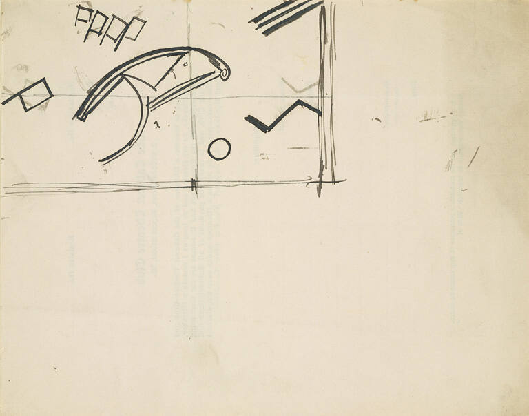 Design for Decorations (also called Design for Decoration of Mme. Strindberg's Cabaret Club)