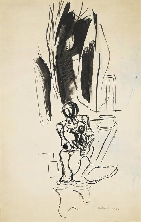 Madonna and Child (called Pietà by Walter Michel)