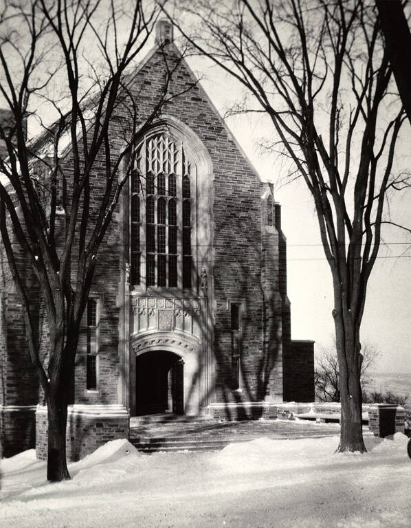 [Willard Straight Hall, Cornell University, Winter]