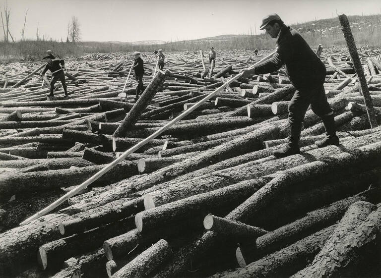 [Log Jam, International Paper Company, Eastern Canada]