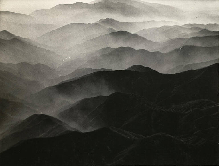 [Sierra Madre mountains, California]