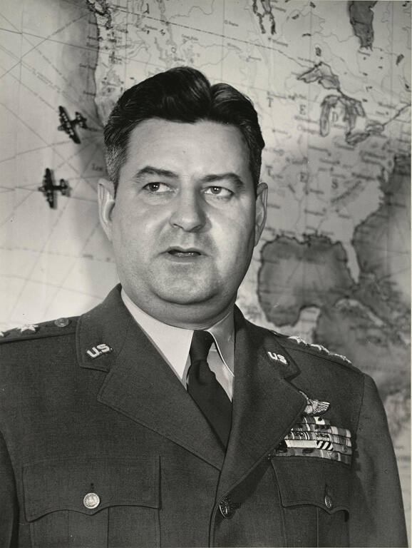 [Gen. Curtis Le May, Head of Strategic Air Command]