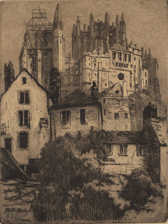 Church and Castle, Mont St. Michel