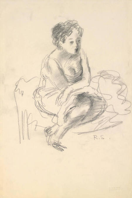 Sketch of Woman Seated