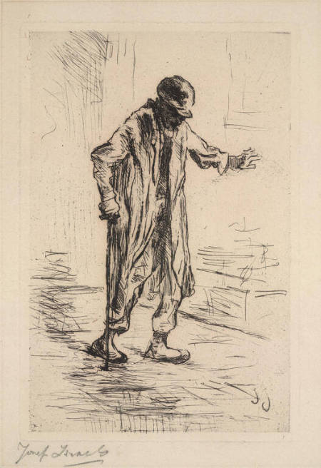 Untitled (old man with cane)